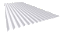 Telha Polipropileno PP Leitosa 2.44x0.50cm Onda Baixa Perfil 75 - Imagem 1