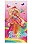 Toalha Felpuda Banho Barbie Reino do Arco-íris Lepper 60 x 1,20 m - Imagem 1