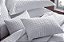 Capa de Almofada Bordada Waffer Algodão Branca 40x40 cm - Imagem 1