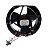 COOLER DC BRUSHLESS 150X170X50 12V 3.20A  MOD: EFB1512HHG COM LED 3 FIOS - Imagem 1