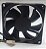 Cooler Fan Akasa 12v 80X80X25mm Modelo Dfc802512p 4 Fios Air Cooling Silenciosos - Imagem 3