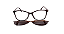 Armação de Óculos de Grau 2 em 1 Feminino RZ38 - Imagem 3