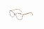 Armação De Óculos De Grau Feminino Acetato Detalhe Dourado RZ01 Rosê - Imagem 2