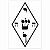 R038 - Simbolo Místico - Yod - Nome Cabalístico de Jesus - Yoshua Gráfico de Radiestesia PVC com filme transparente de proteção - Imagem 1