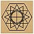 R56 - Programador Físico MDF 3mm 20x20cm Radiestesia Radiônica - Imagem 1