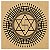 R138 - Queima de Karma MDF 3mm 20x20cm Radiestesia Radiônica - Imagem 1