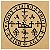R172 - Pantáculo Arcanjo Uriel Gráfico MDF 3mm 20x20cm Radiestesia Radiônica - Imagem 1