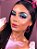 USEGLOW - Glitter Baby Pink Alana Makeup - Imagem 1