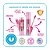 Magia de Princesa - Estojo de Maquiagem Infantil Amorosa Esmalte, Gloss, Batom - Imagem 2