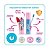Magia de Princesa - Estojo de Maquiagem Infantil Inteligente Esmalte, Gloss, Batom - Imagem 2