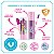 Magia de Princesa - Estojo de Maquiagem Infantil Corajosa Esmalte, Gloss, Batom - Imagem 2