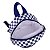 Mochila P com Bolso Estampa Quadrados - Imagem 10