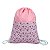 Sacochila Mochila Saco Borboleta Rosa - Imagem 1