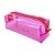 Estojo Escolar Transparente G Neon Rosa - Imagem 2