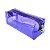 Estojo Escolar Transparente G Neon Roxo - Imagem 2