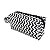 Necessaire Retangular Grande Chevron Preto - Imagem 4