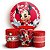 KIT Redondo e Trio - Minnie - Sublimado 3D - Imagem 1