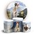 KIT Redondo e Trio - Nossa Senhora de Fátima - Sublimado 3D - Imagem 1