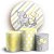 KIT Redondo e Trio - Elefante Cute Amarelo - Sublimado 3D - Imagem 1