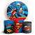 KIT Redondo e Trio - Super Homem - Sublimado 3D - Imagem 1