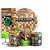 KIT Redondo Trio e Faixa - Minecraft - Sublimado 3D - Imagem 1
