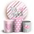 KIT Redondo e Trio - Elefante Cute Rosa - Sublimado 3D - Imagem 1
