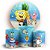 KIT Redondo e Trio - Bob Esponja  - Sublimado 3D - Imagem 1
