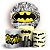 KIT Redondo e Trio - Batman  - Sublimado 3D - Imagem 1