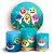 KIT Redondo e Trio - Baby Shark - Sublimado 3D - Imagem 1