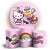 KIT Redondo e Trio - Hello Kitty  - Sublimado 3D - Imagem 1