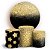 KIT Redondo e Trio - Glitter Dourado  - Sublimado 3D - Imagem 1