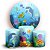 KIT Redondo e Trio - Fundo do Mar  - Sublimado 3D - Imagem 1