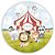 Painel Redondo - Circo Animais - Sublimado 3D - Imagem 1