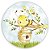 Painel Redondo - Abelhinha Cute - Sublimado 3D - Imagem 1