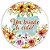 Painel Redondo - Floral - Sublimado 3D - Imagem 1