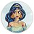 Painel Redondo - Princesa Jasmine - Sublimado 3D - Imagem 1