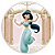Painel Redondo - Princesa Jasmine  - Sublimado 3D - Imagem 1