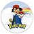 Painel Redondo - Pokemon - Sublimado 3D - Imagem 1