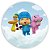 Painel Redondo - Pocoyo - Sublimado 3D - Imagem 1