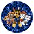 Painel Redondo - Patrulha Canina - Sublimado 3D - Imagem 1