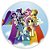 Painel Redondo - My Little Pony - Sublimado 3D - Imagem 1
