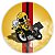 Painel Redondo - Motoqueiro Cute - Sublimado 3D - Imagem 1