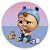 Painel Redondo - Little Angel - Sublimado 3D - Imagem 1