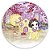 Painel Redondo - Branca de Neve - Sublimado 3D - Imagem 1