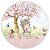 Painel Redondo - Boneca Vintage - Sublimado 3D - Imagem 1