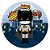 Painel Redondo - Batman Cute - Sublimado 3D - Imagem 1