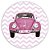 Painel Redondo - Fusca - Sublimado 3D - Imagem 1