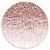 Painel Redondo - Glitter Rosé - Sublimado 3D - Imagem 1