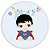 Painel Redondo - Superman Baby - Sublimado 3D - Imagem 1
