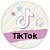 Painel Redondo - TikTok - Sublimado 3D - Imagem 1